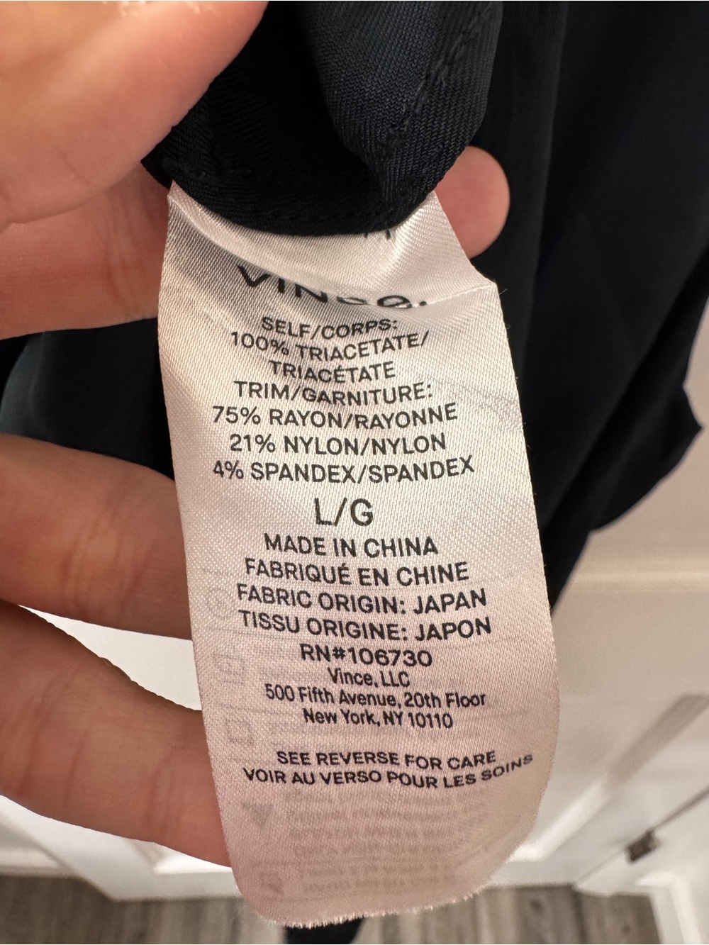 Vince Black Sleeveless Crewneck Tank Top - Picture 11 of 11